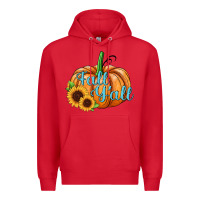Red fall y'all pumpkin Premium Hoodie - JahusDesignShop