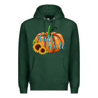 Sports Green fall y'all pumpkin Premium Hoodie - JahusDesignShop