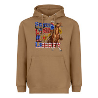 Toasted Coconut western sweet land of liberty 4th july billie wilder Heavyweight Hoodie - texasbilliewilder