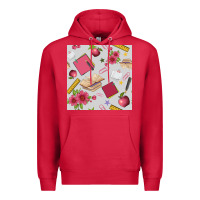 Cardinal back to school  seamless pattern Premium Hoodie - BundleAndBundleShop