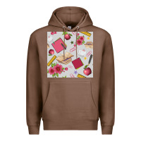 Chestnut back to school  seamless pattern Premium Hoodie - BundleAndBundleShop