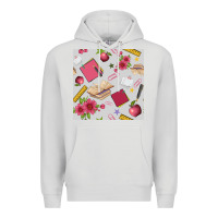 Dove Grey back to school  seamless pattern Premium Hoodie - BundleAndBundleShop