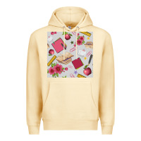 Pina Colada back to school  seamless pattern Premium Hoodie - BundleAndBundleShop