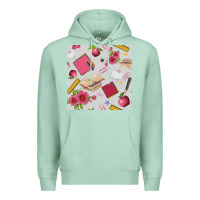 Seafoam back to school  seamless pattern Premium Hoodie - BundleAndBundleShop