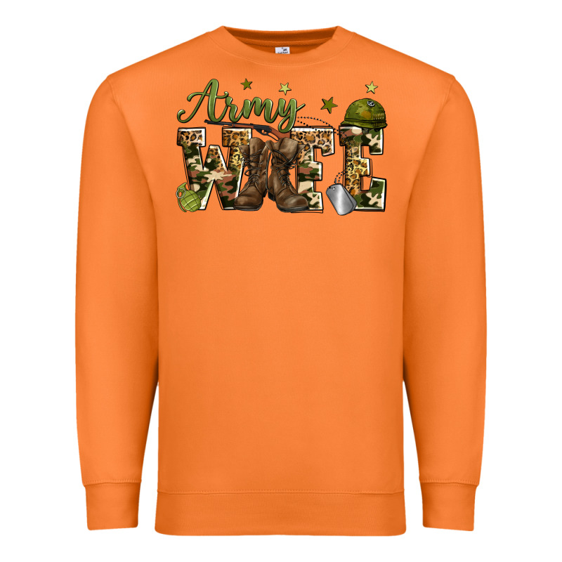 Army Wife Premium Sweatshirt by Zillion Design Studio | Teevron