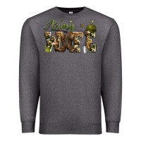 Charcoal Heather army wife Premium Sweatshirt - Zillion Design Studio