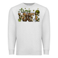 Oatmeal Heather army wife Premium Sweatshirt - Zillion Design Studio