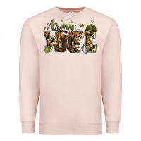 Pale Pink army wife Premium Sweatshirt - Zillion Design Studio
