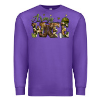 Purple army wife Premium Sweatshirt - Zillion Design Studio