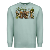 Seafoam army wife Premium Sweatshirt - Zillion Design Studio