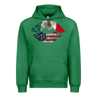 Emerald mexico usa lips Urban Hoodie - AdoDesignShop