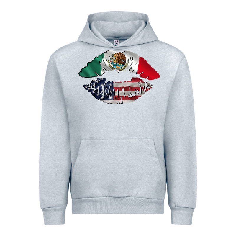 Mexico Usa Lips Urban Hoodie by AdoDesignShop | Teevron