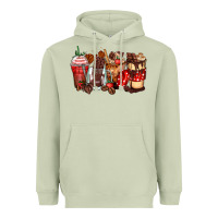 Matcha hot chocolate coffee cups Heavyweight Hoodie - Zillion Design Studio