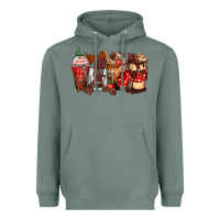 Sage hot chocolate coffee cups Heavyweight Hoodie - Zillion Design Studio