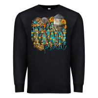 Black small town proud Premium Sweatshirt - Zillion Design Studio