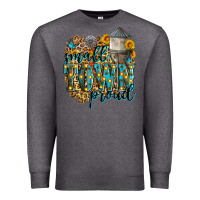 Charcoal Heather small town proud Premium Sweatshirt - Zillion Design Studio