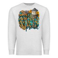 Oatmeal Heather small town proud Premium Sweatshirt - Zillion Design Studio