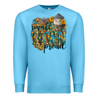 Ocean Blue small town proud Premium Sweatshirt - Zillion Design Studio