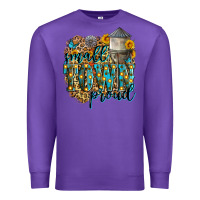 Purple small town proud Premium Sweatshirt - Zillion Design Studio