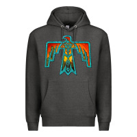 Charcoal Heather thunderbird Premium Hoodie - JahusDesignShop