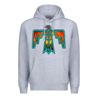 Heather Grey thunderbird Premium Hoodie - JahusDesignShop