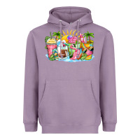Lavender beach summer coffee cups Heavyweight Hoodie - Zillion Design Studio