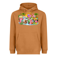 Meerkat beach summer coffee cups Heavyweight Hoodie - Zillion Design Studio