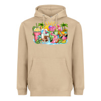 Mushroom beach summer coffee cups Heavyweight Hoodie - Zillion Design Studio