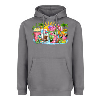 Storm beach summer coffee cups Heavyweight Hoodie - Zillion Design Studio