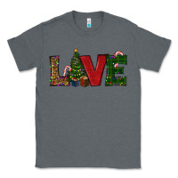 Charcoal Heather christmas tree love Classic Tee - RanaPortraitStore