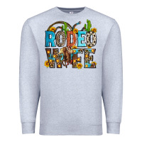 Heather Grey rodeo wife Premium Sweatshirt - Zillion Design Studio