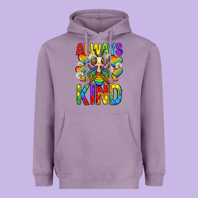 Heavyweight Hoodie always bee kind pride lgbtq