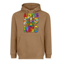 Toasted Coconut always bee kind pride lgbtq Heavyweight Hoodie - texasbilliewilder