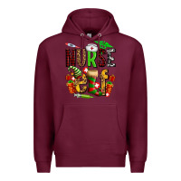 Burgundy nurse elf Premium Hoodie - AdoDesignShop