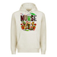 Oatmeal Heather nurse elf Premium Hoodie - AdoDesignShop