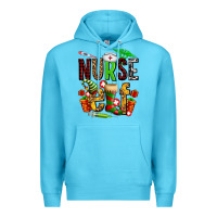 Ocean Blue nurse elf Premium Hoodie - AdoDesignShop