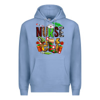 Colony Blue nurse elf Premium Hoodie - AdoDesignShop