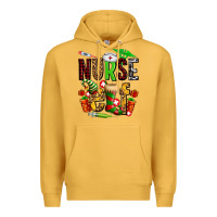 Mustard nurse elf Premium Hoodie - AdoDesignShop