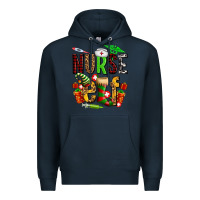 Navy nurse elf Premium Hoodie - AdoDesignShop
