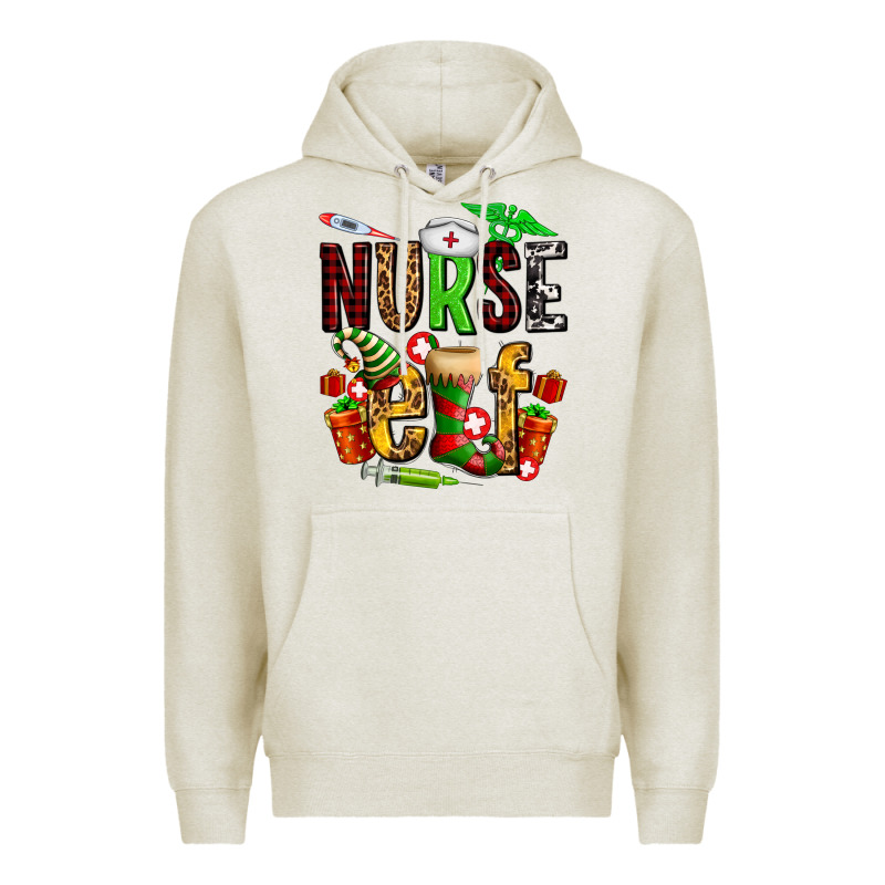 Nurse Elf Premium Hoodie by AdoDesignShop | Teevron