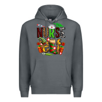Rock nurse elf Premium Hoodie - AdoDesignShop