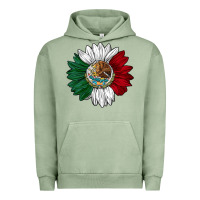 Pigment Oil Green mexico sunflower Urban Hoodie - AdoDesignShop