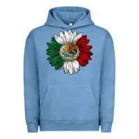 Pigment Pebble Blue mexico sunflower Urban Hoodie - AdoDesignShop