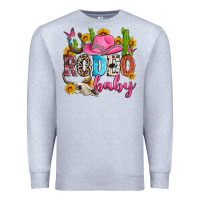 Heather Grey rodeo baby Premium Sweatshirt - Zillion Design Studio