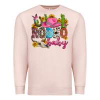 Pale Pink rodeo baby Premium Sweatshirt - Zillion Design Studio