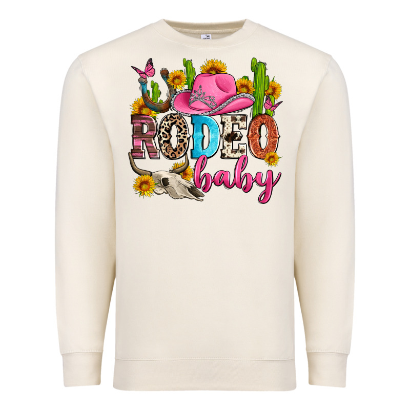 Rodeo Baby Premium Sweatshirt by Zillion Design Studio | Teevron