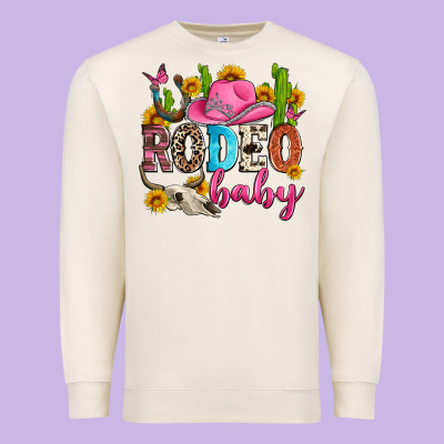Rodeo Baby Premium Sweatshirt Designed By Zillion Design Studio