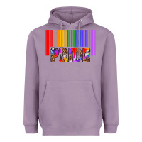Lavender barcode pride Heavyweight Hoodie - texasbilliewilder
