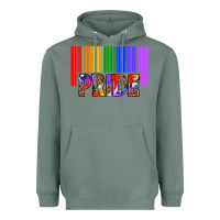 Sage barcode pride Heavyweight Hoodie - texasbilliewilder