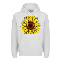 Dove Grey sunflower Premium Hoodie - Artiststas